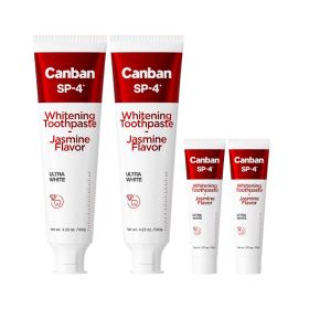 Canban Whitening Toothpaste-Jasmine Flavor-120g
