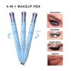 4 Color Lip Liner Highlighter Eyeliner And Eyebrow Pencil 4in1 makeup pen