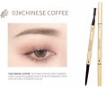 Small Gold Bars Double-end Ultra-fine Eyebrow Pencil Triangle Eyebrow Pen Refill Brow Brush Draw Stereoscopic Long-Lasting Brows